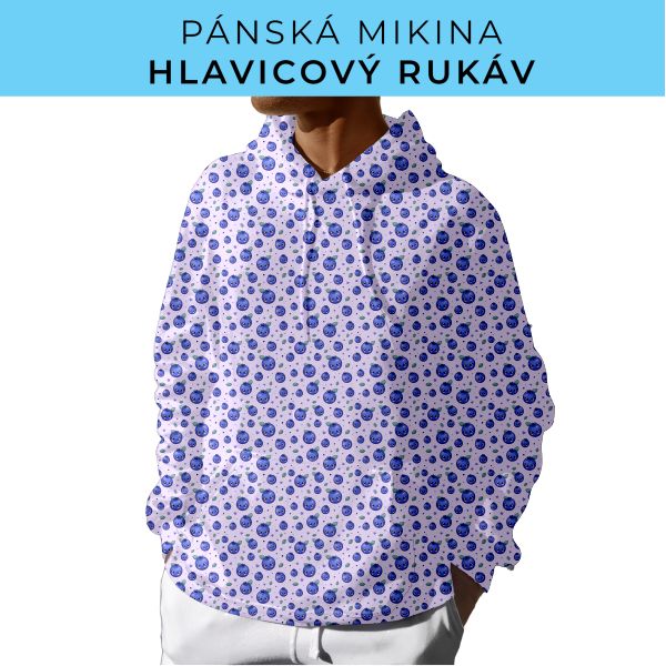PÁNSKÝ střih - mikina s kapucí
