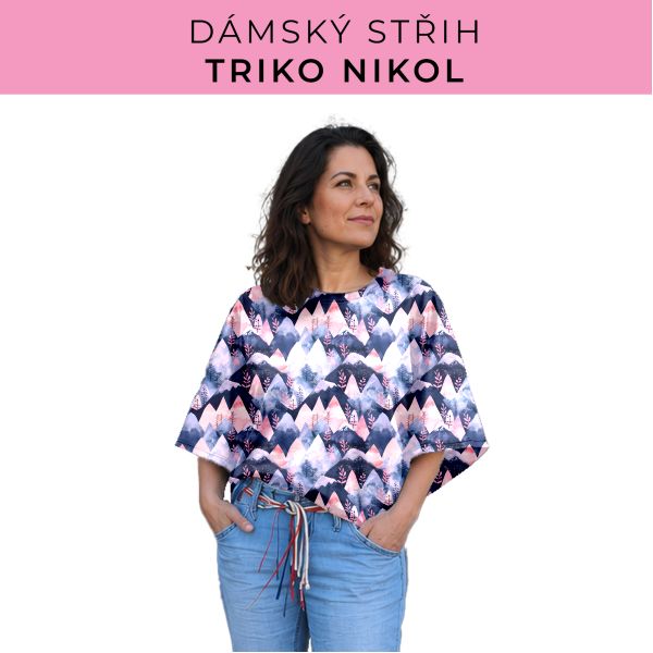 Dámský střih -  triko Nikol