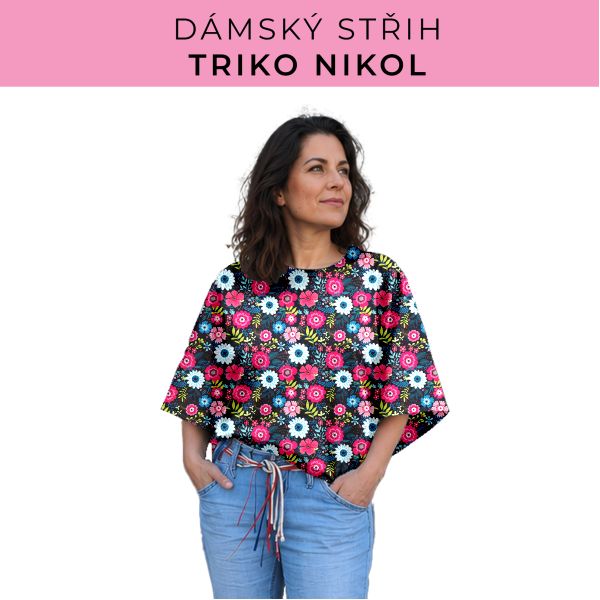 Dámský střih -  triko Nikol