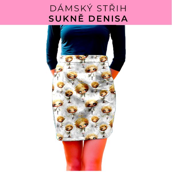 Dámský střih - Dámská sukně Denisa
