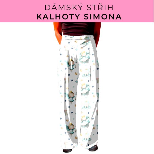 Dámský střih - kalhoty Simona