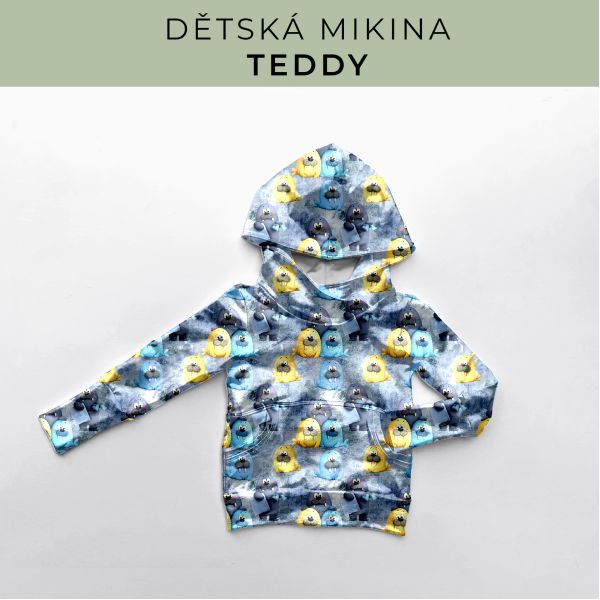 DĚTSKÝ střih - Mikina Teddy