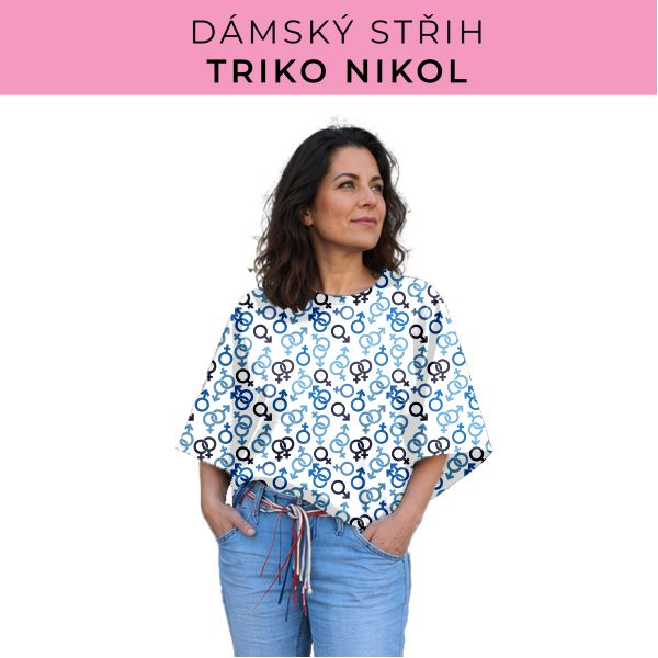 Dámský střih -  triko Nikol