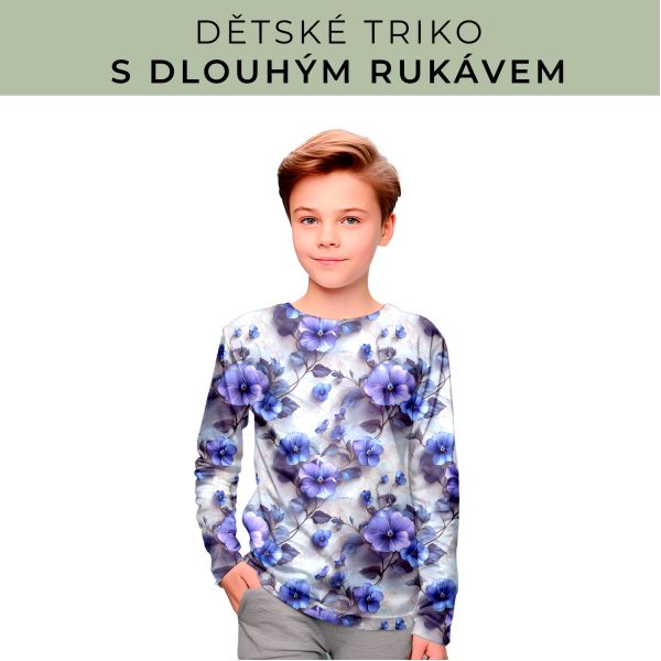 DĚTSKÝ střih - triko dlouhý rukáv