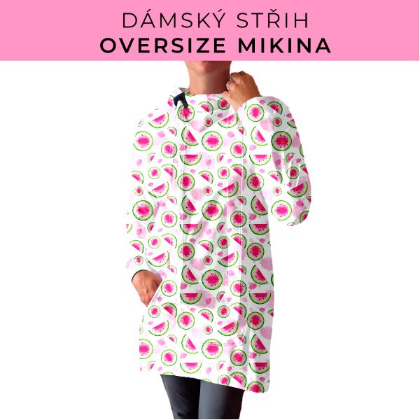DÁMSKÝ střih - Oversize mikina