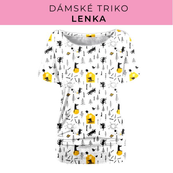 DÁMSKÝ střih - Triko Lenka