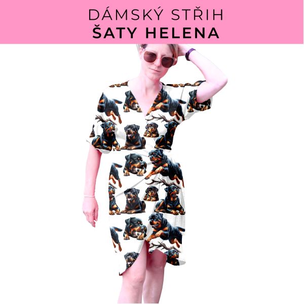 Dámský střih na šaty  Helena