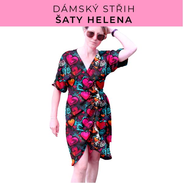 Dámský střih na šaty  Helena