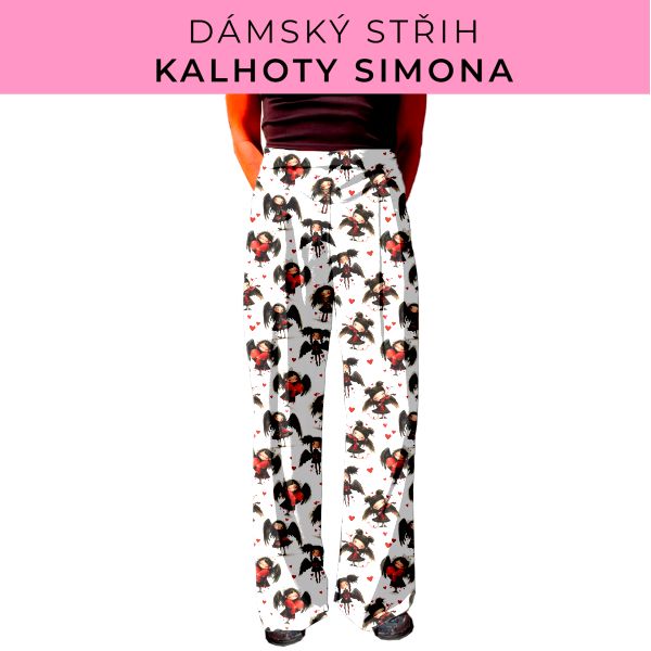 Dámský střih - kalhoty Simona