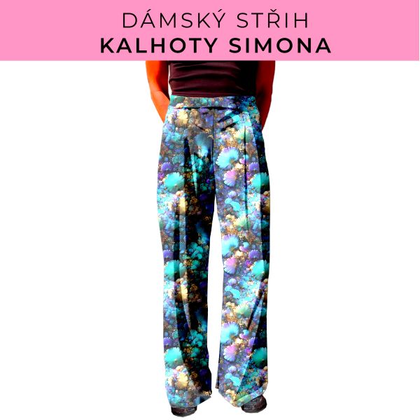 Dámský střih - kalhoty Simona