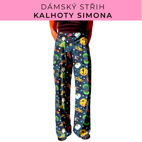 Dámský střih - kalhoty Simona
