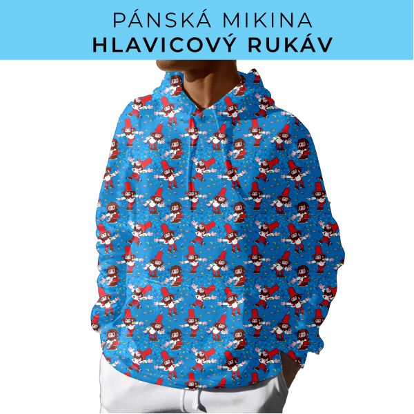 PÁNSKÝ střih - mikina s kapucí