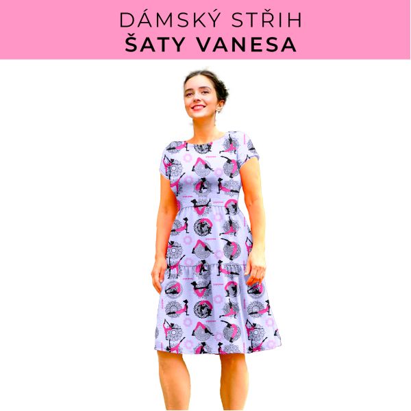 Dámský střih šaty Vanesa