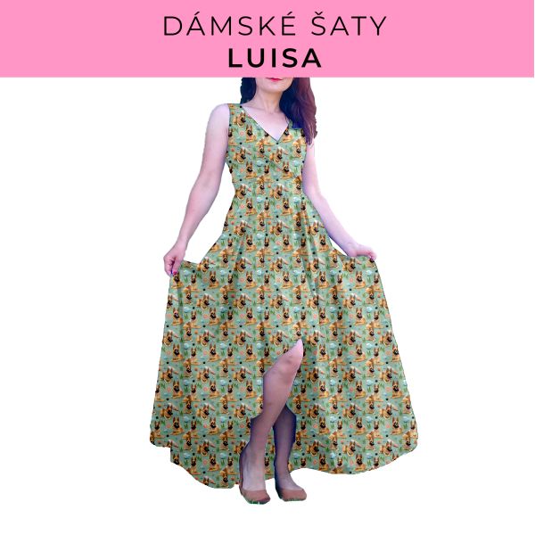 DÁMSKÝ střih - šaty Luisa