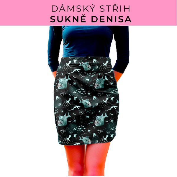 Dámský střih - Dámská sukně Denisa