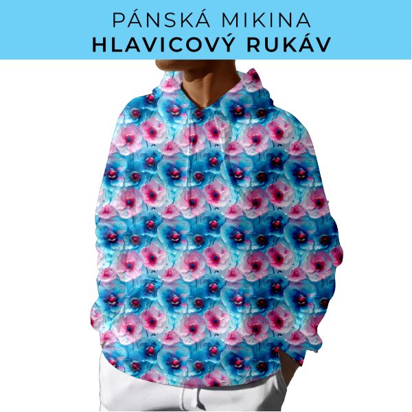 PÁNSKÝ střih - mikina s kapucí