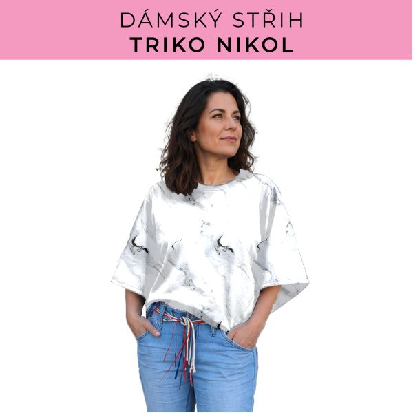 Dámský střih -  triko Nikol