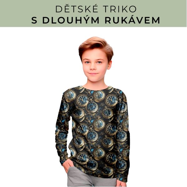 DĚTSKÝ střih - triko dlouhý rukáv