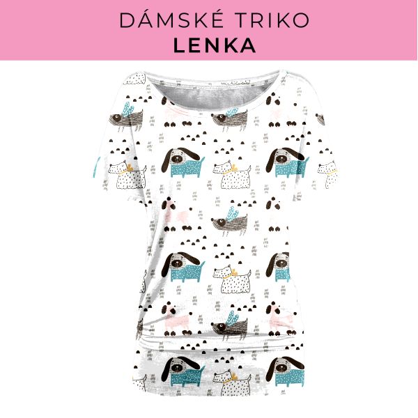 DÁMSKÝ střih - Triko Lenka