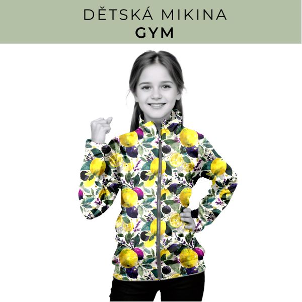 Dětská střih - mikina GYM