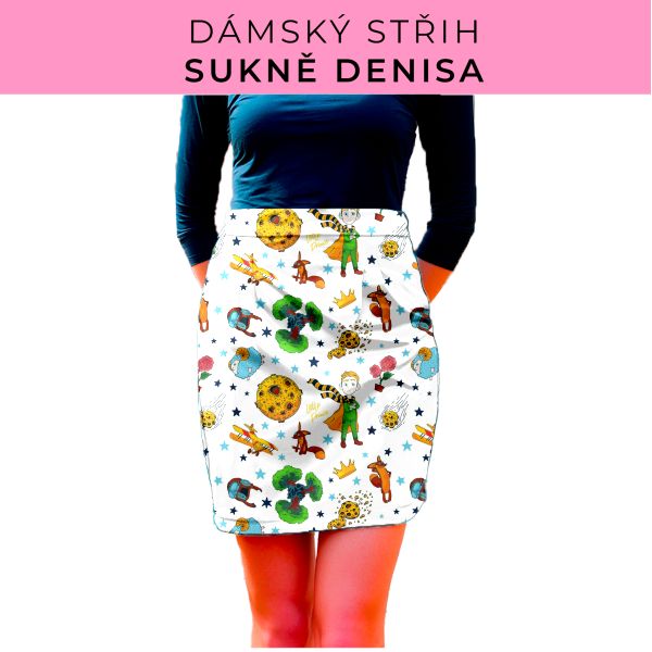 Dámský střih - Dámská sukně Denisa