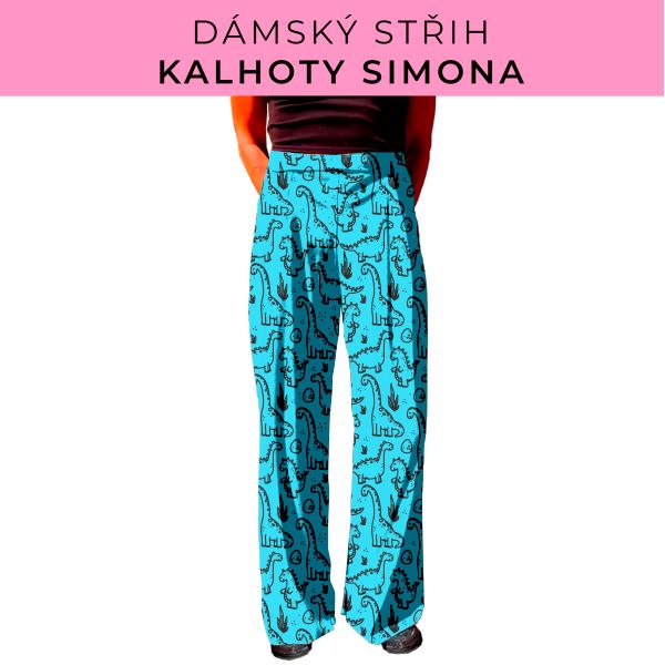 Dámský střih - kalhoty Simona