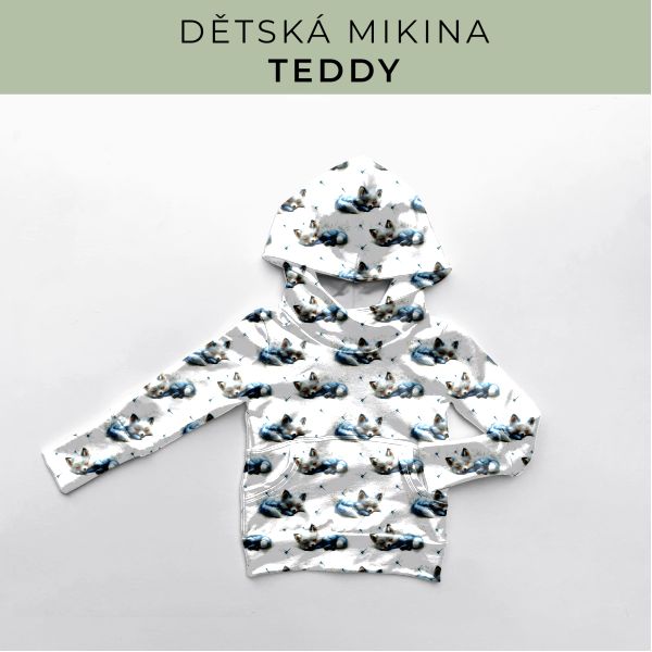 DĚTSKÝ střih - Mikina Teddy