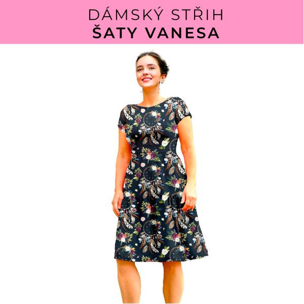 Dámský střih šaty Vanesa