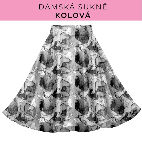 DÁMSKÝ střih - Kolová sukně