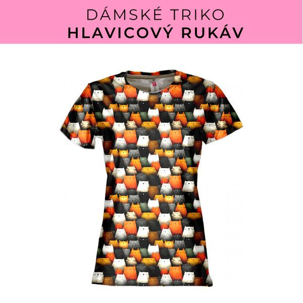 DÁMSKÝ střih - triko základní
