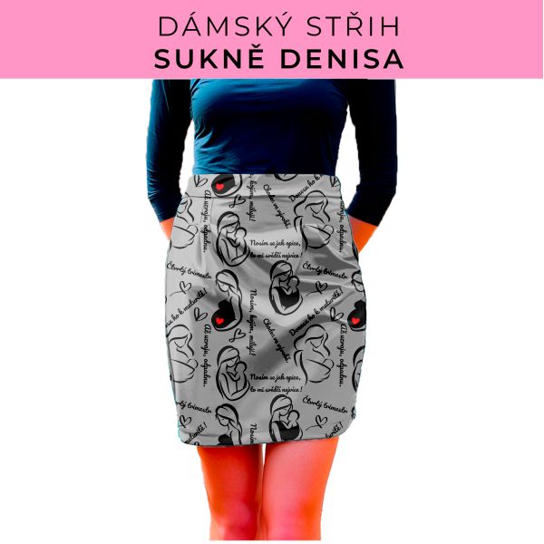 Dámský střih - Dámská sukně Denisa