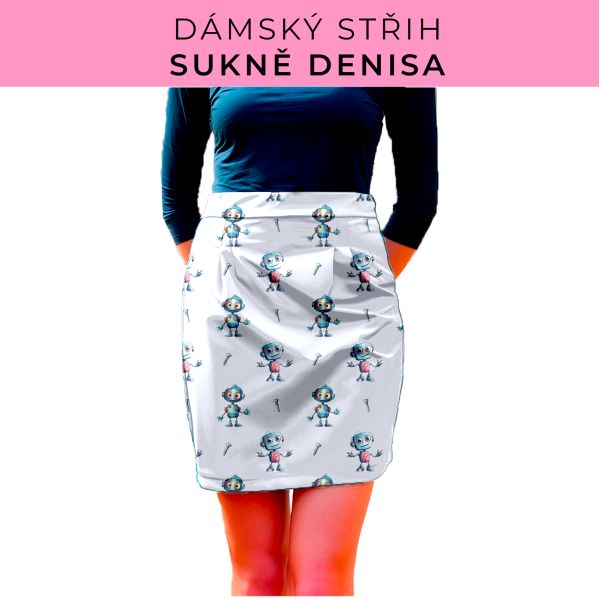 Dámský střih - Dámská sukně Denisa