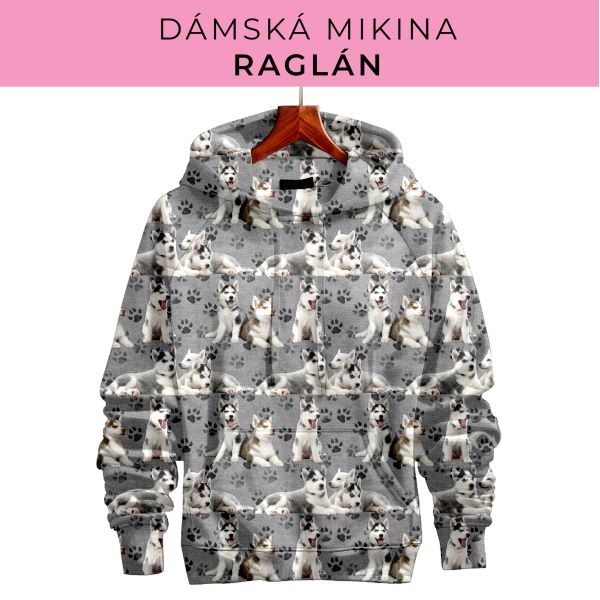 DÁMSKÝ střih - mikina raglán