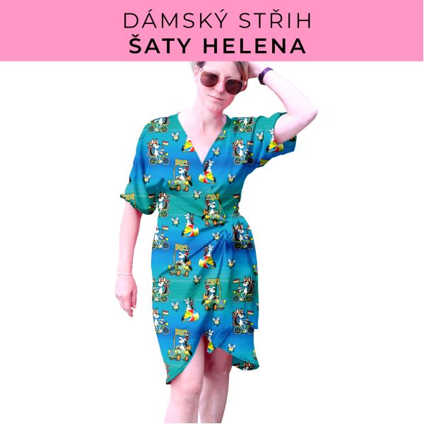 Dámský střih na šaty  Helena