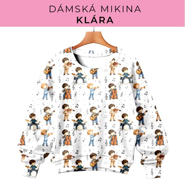 DÁMSKÝ střih - mikina Klára