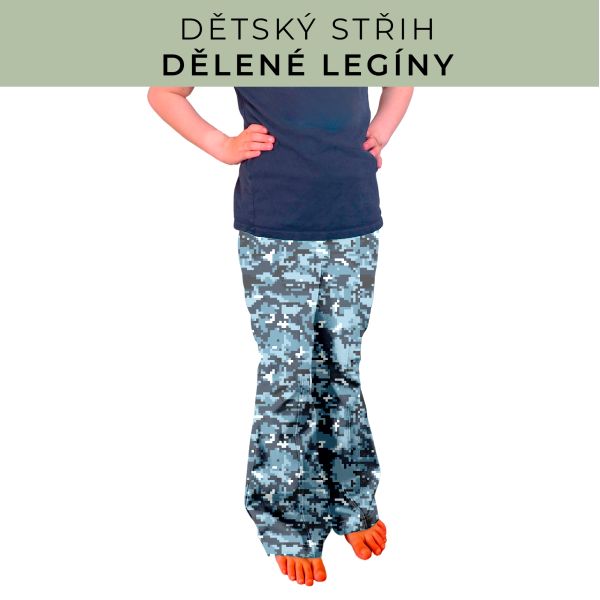 Dětský střih - Dělené legíny