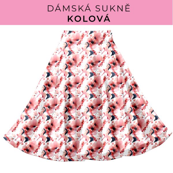 DÁMSKÝ střih - Kolová sukně