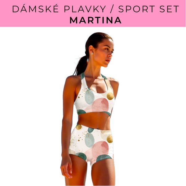 Dámský střih - plavky / sportovní set Martina