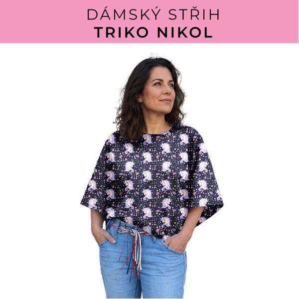 Dámský střih -  triko Nikol