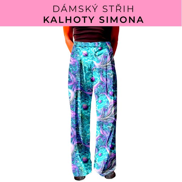 Dámský střih - kalhoty Simona