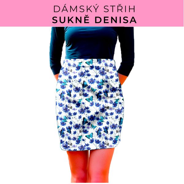 Dámský střih - Dámská sukně Denisa