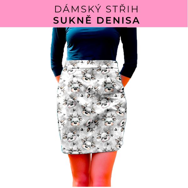 Dámský střih - Dámská sukně Denisa