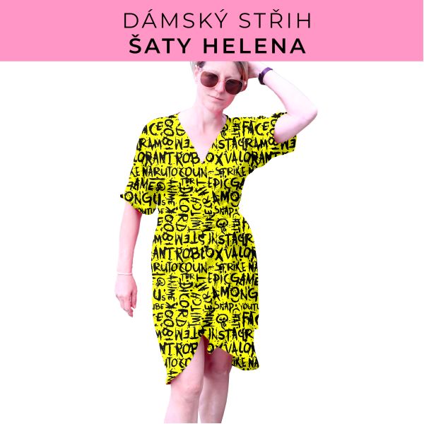 Dámský střih na šaty  Helena