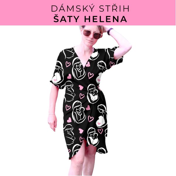 Dámský střih na šaty  Helena