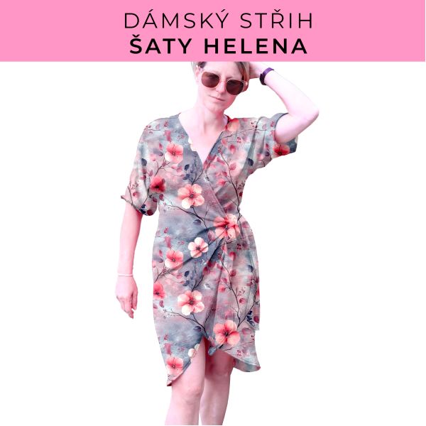 Dámský střih na šaty  Helena