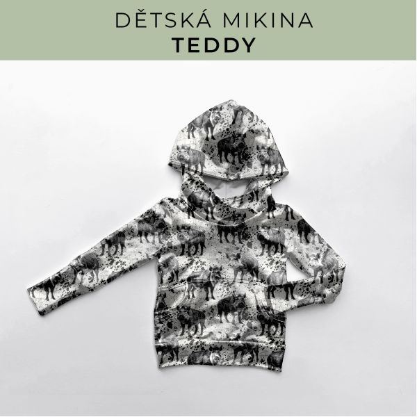 DĚTSKÝ střih - Mikina Teddy