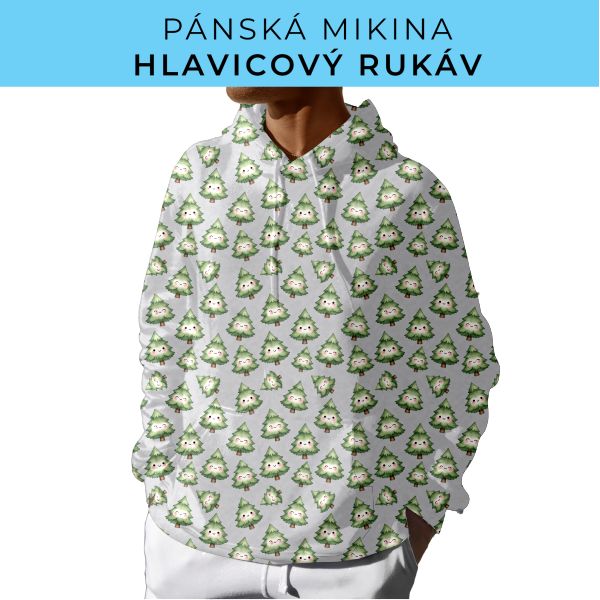 PÁNSKÝ střih - mikina s kapucí