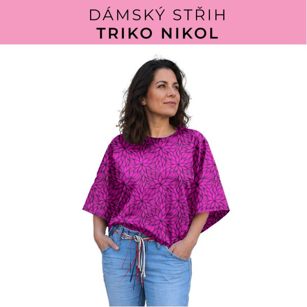 Dámský střih -  triko Nikol