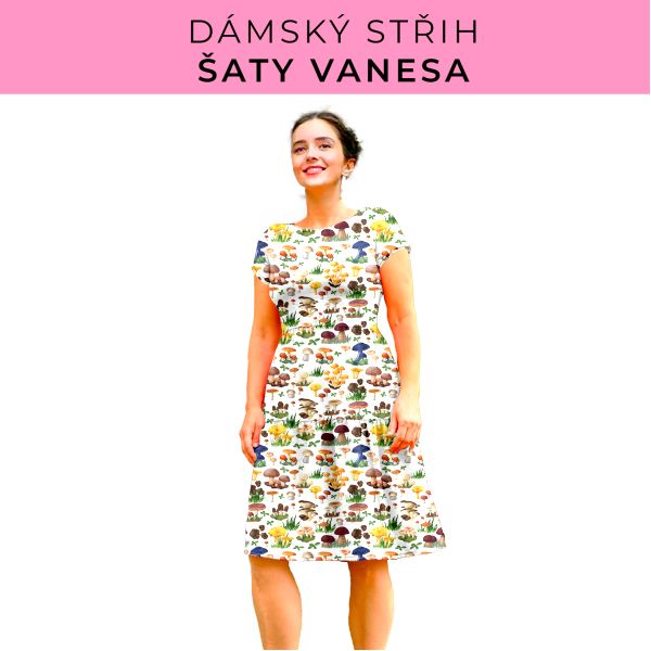 Dámský střih šaty Vanesa