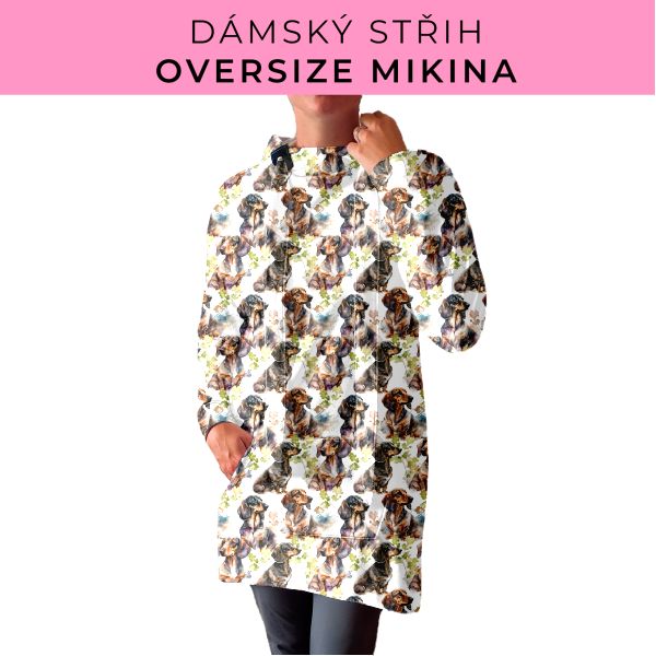 DÁMSKÝ střih - Oversize mikina
